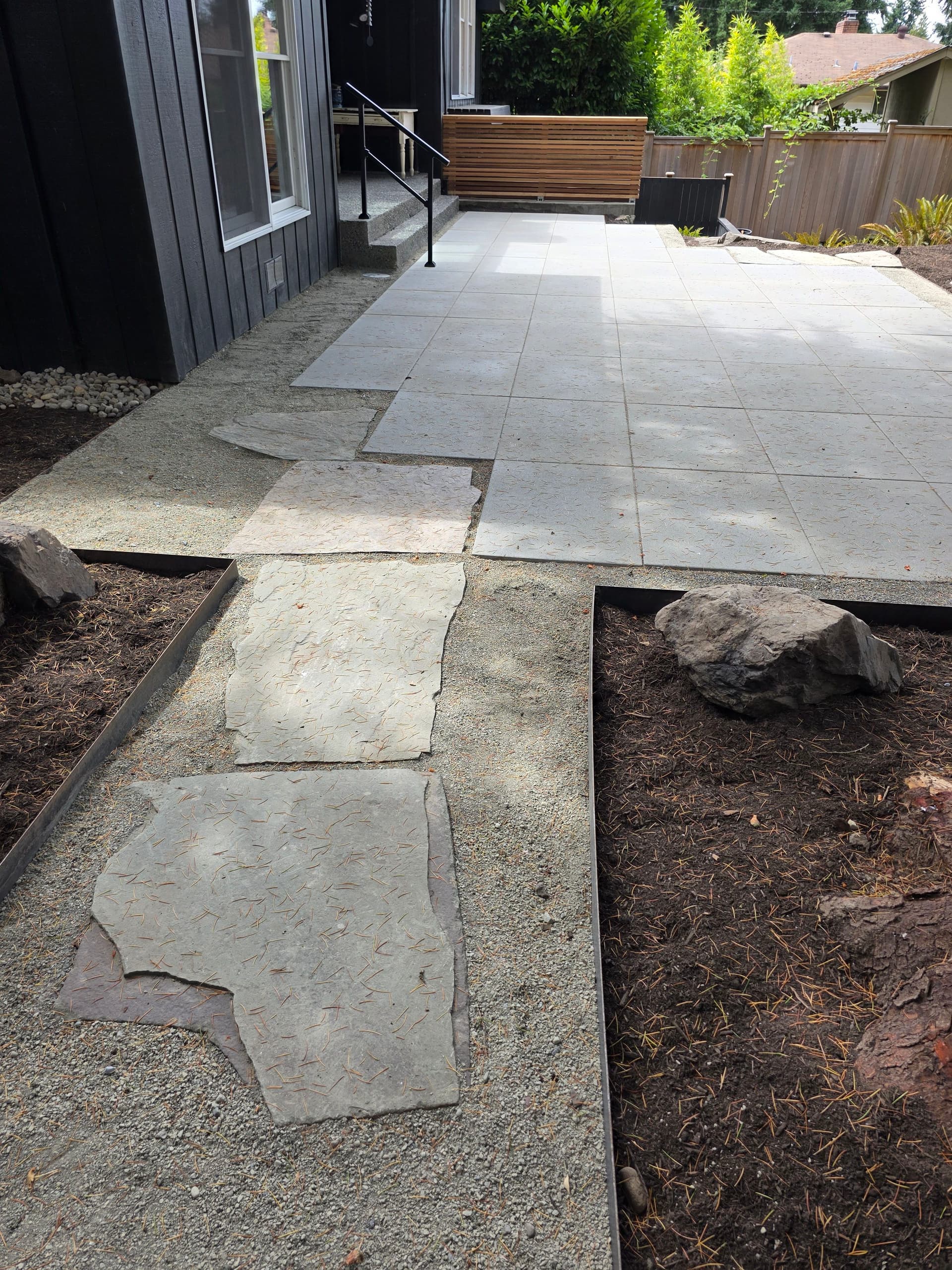 A Client-Designed Backyard Built From the Ground Up image