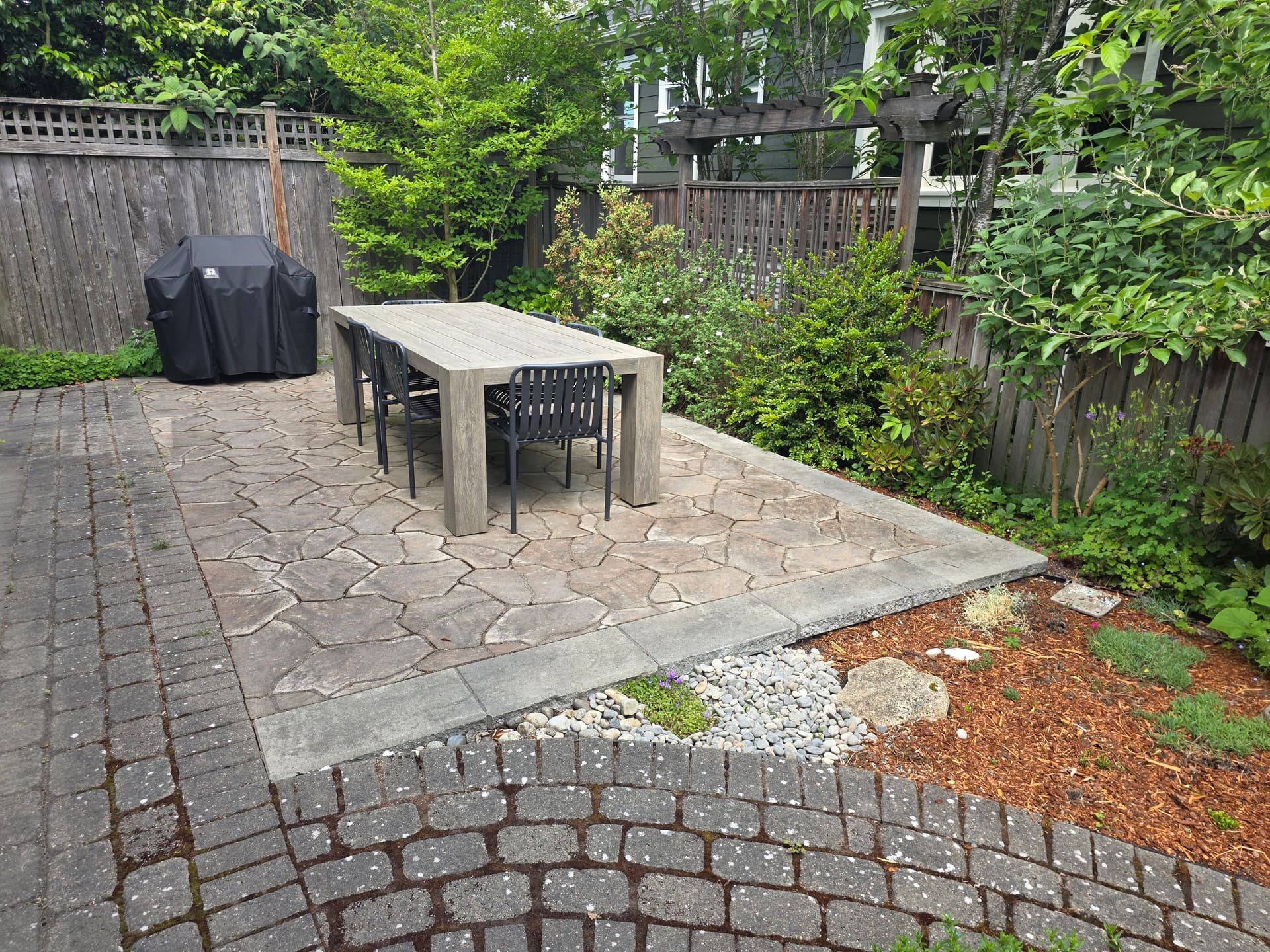 Gallery photos for Street-Side Pavers and a Backyard Patio That Actually Gets Used: Image #1