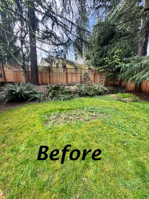 Gallery photos for Kids Play Pad Built Out With Timber Border and Gravel Base: Image #1